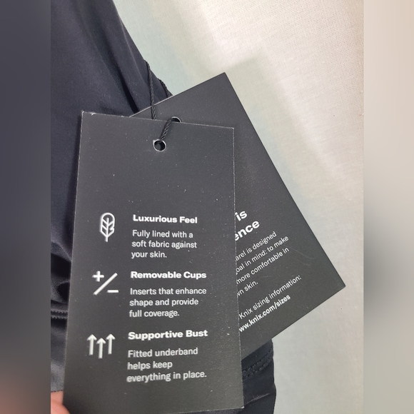 KNIX black tankini top Size medium women's- New with tags - Picture 6 of 8